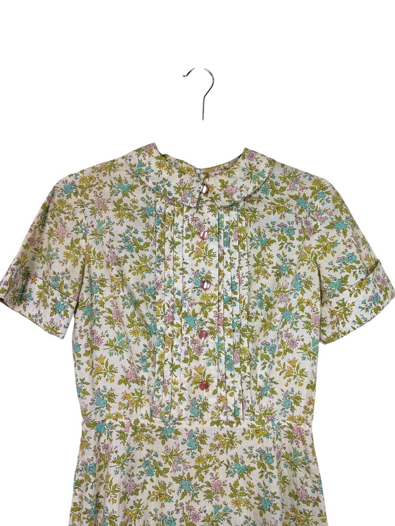 HANDMADE FLORAL SHEATH DRESS