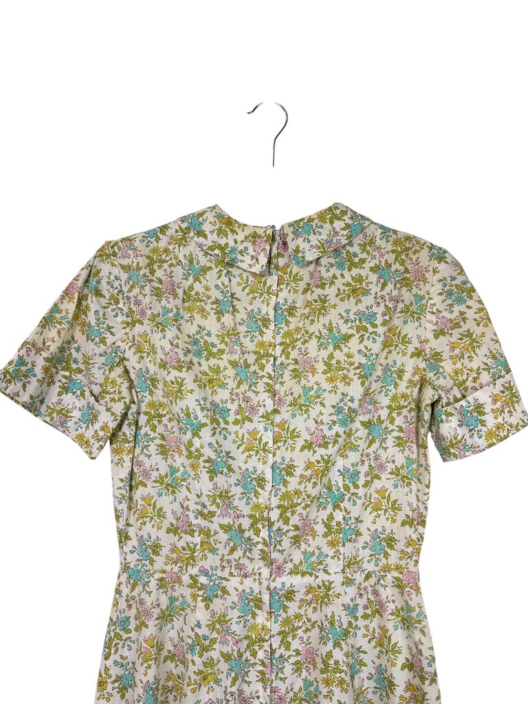 HANDMADE FLORAL SHEATH DRESS