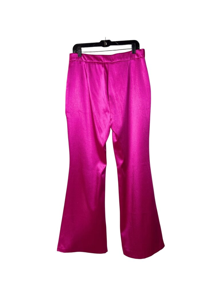 NASTY GAL SATIN FLARE PANTS
