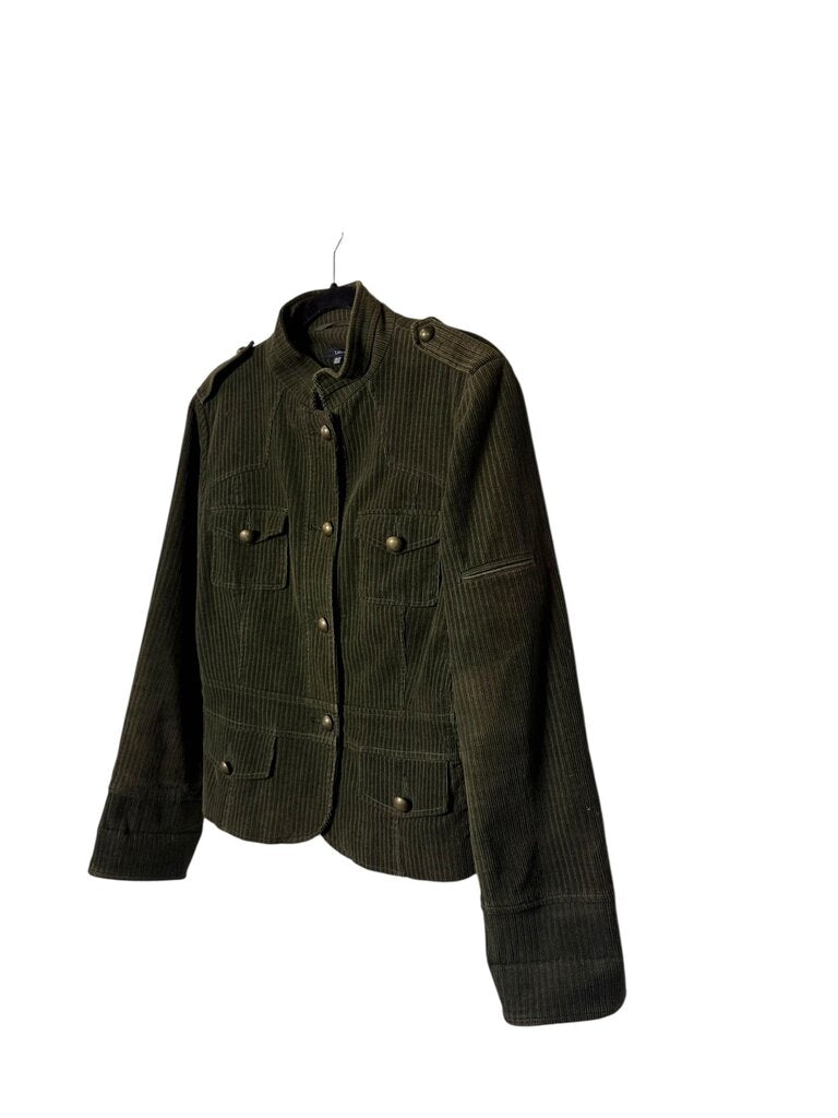 ZARA CORDUROY MILITARY JACKET