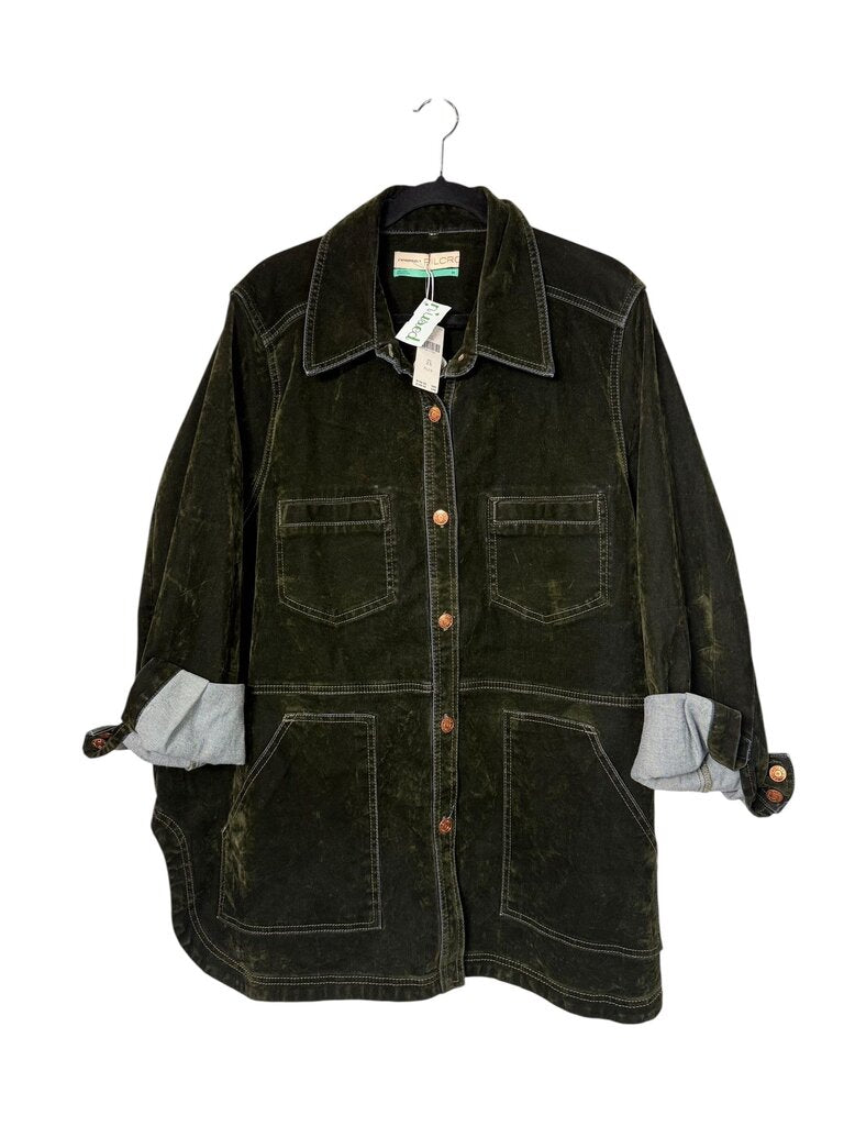 PILCRO CRUSHED VELVET JACKET