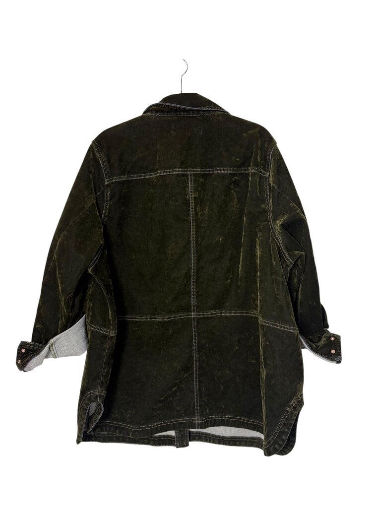 PILCRO CRUSHED VELVET JACKET