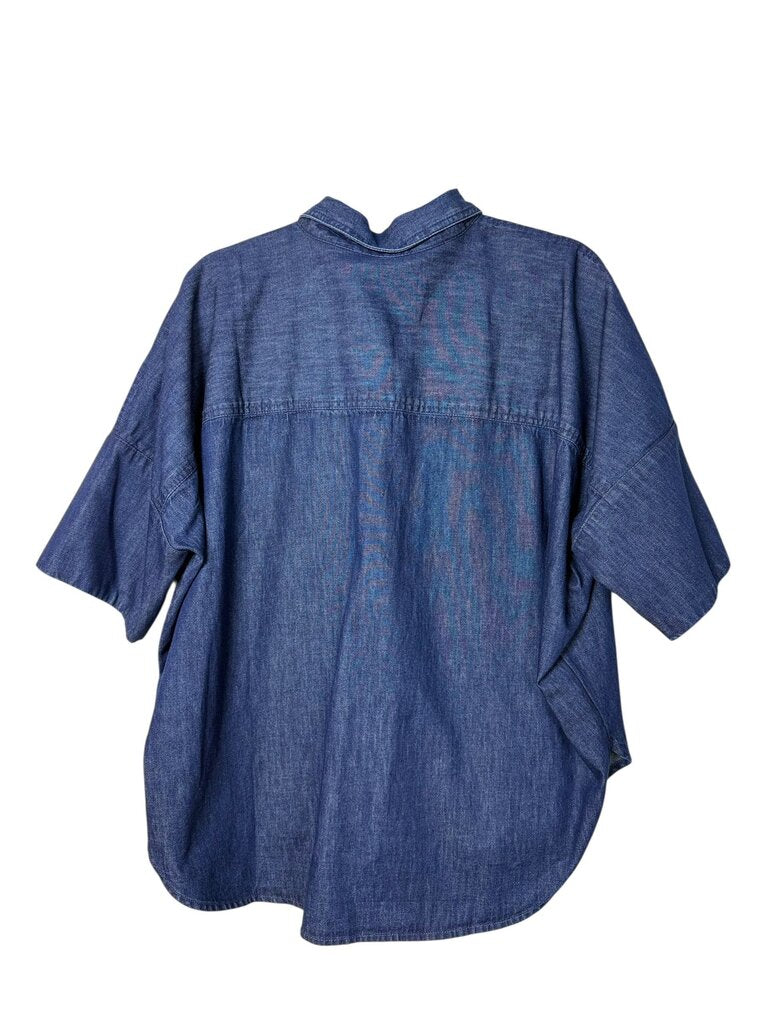 LOFT DENIM BUTTON SHIRT
