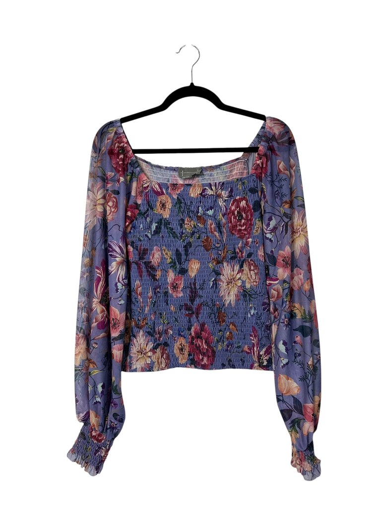 ANTHROPOLOGIE FLORAL SMOCK BLOUSE