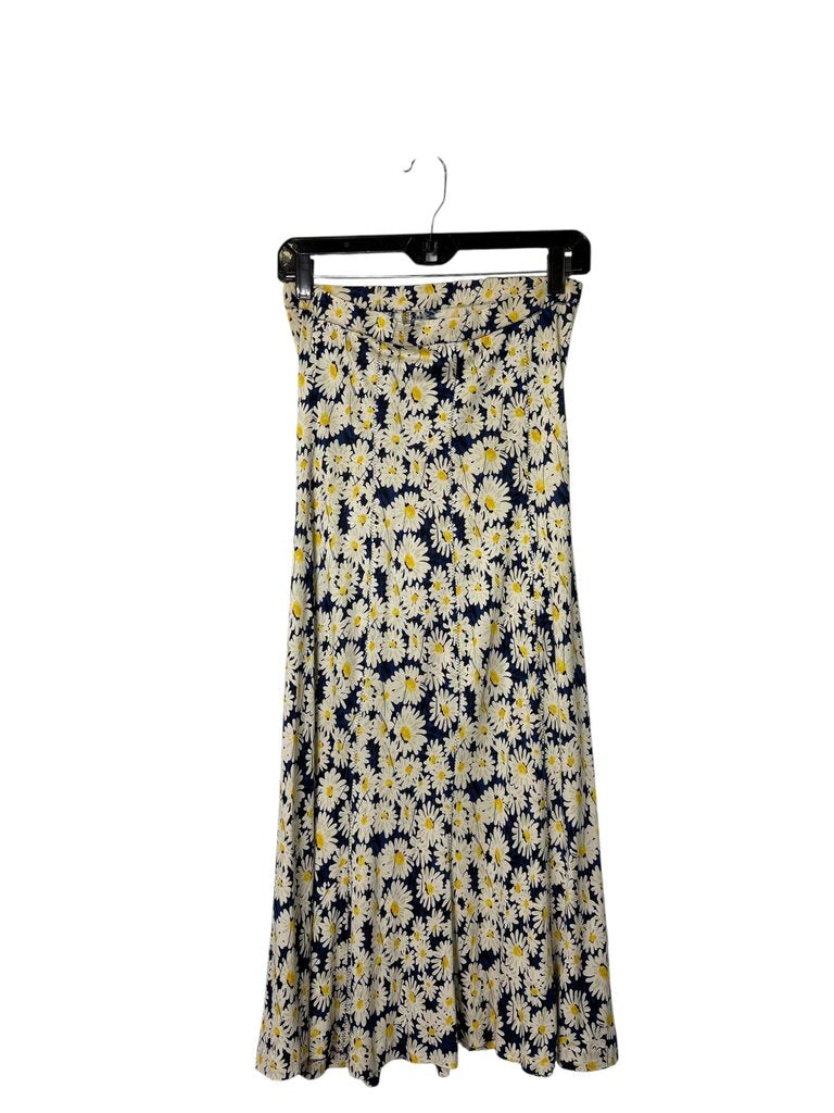 DIANE VON FURSTENBERG STRAPLESS DAISY DRESS