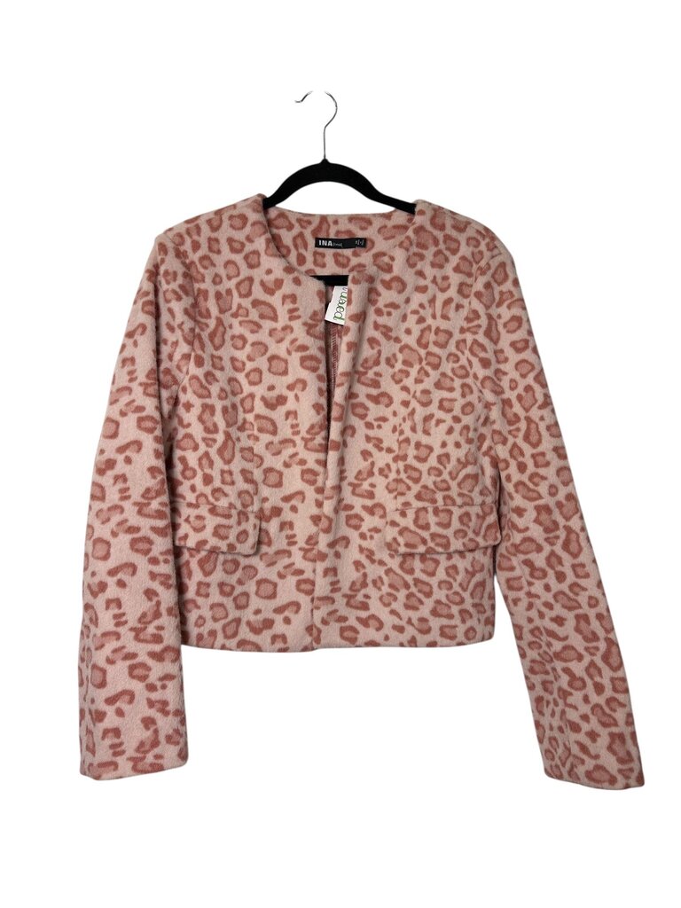 INA CHEETAH PRINT JACKET