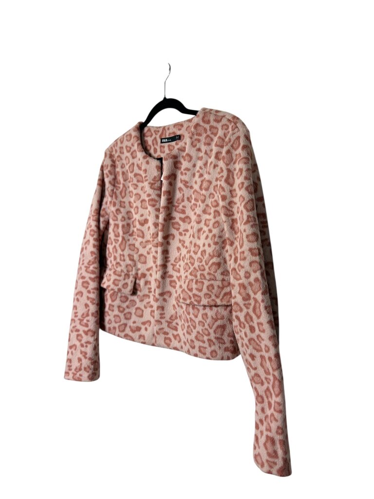 INA CHEETAH PRINT JACKET