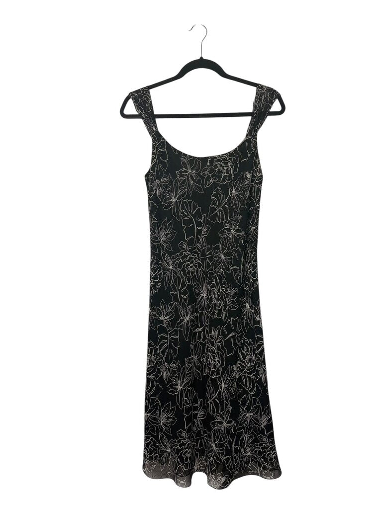 JONES NEW YORK FLORAL SILK DRESS