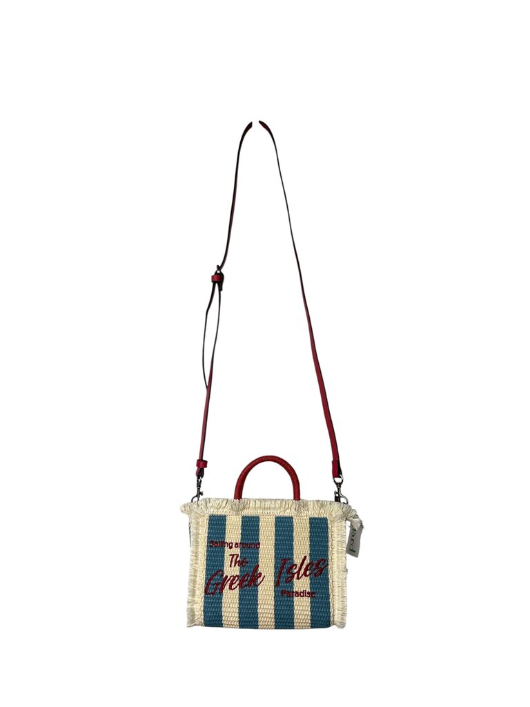 PATRICIA NASH STRAW SAILING CROSSBODY