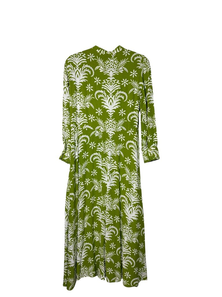 ZARA FLORAL BUTTON MAXI DRESS