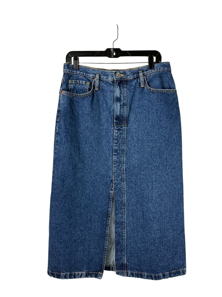 MANGO DENIM MIDI SKIRT