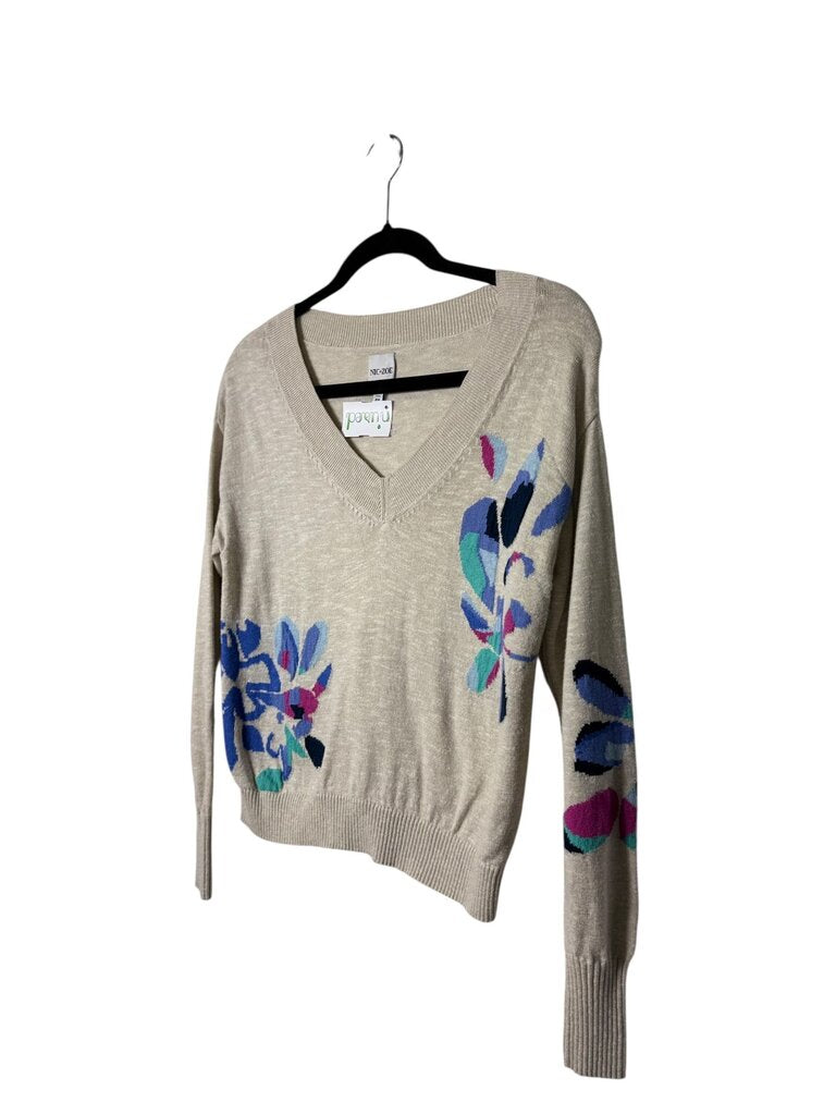 NIC + ZOE FLORAL SWEATER