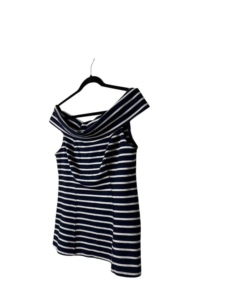 MAEVE OFF THE SHOULDER STRIPED TOP