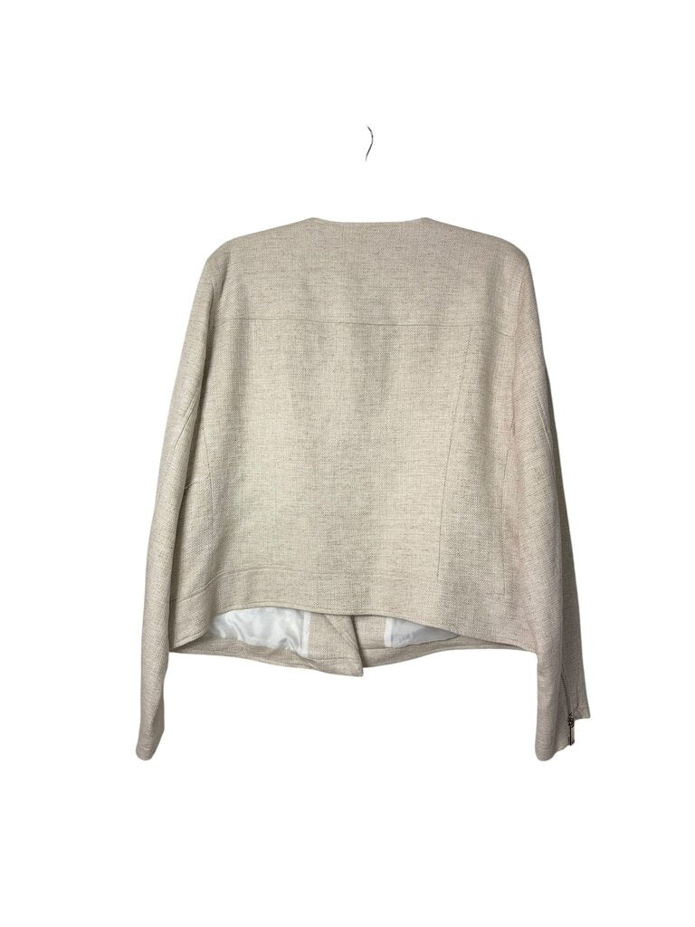 DKNY WOVEN MOTO JACKET