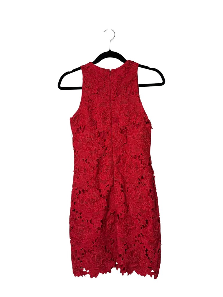 J. CREW LACE OVERLAY FITTED DRESS