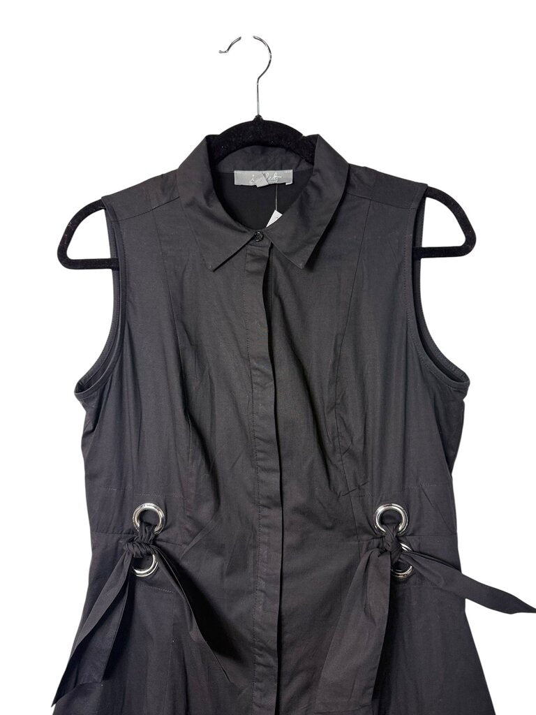 MARLED GROMMET FIR FLARE DRESS