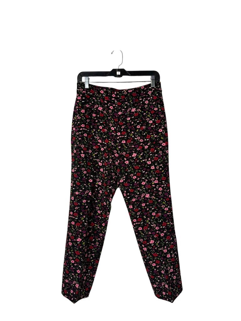 KATE SPADE SLIM FLORAL TROUSERS