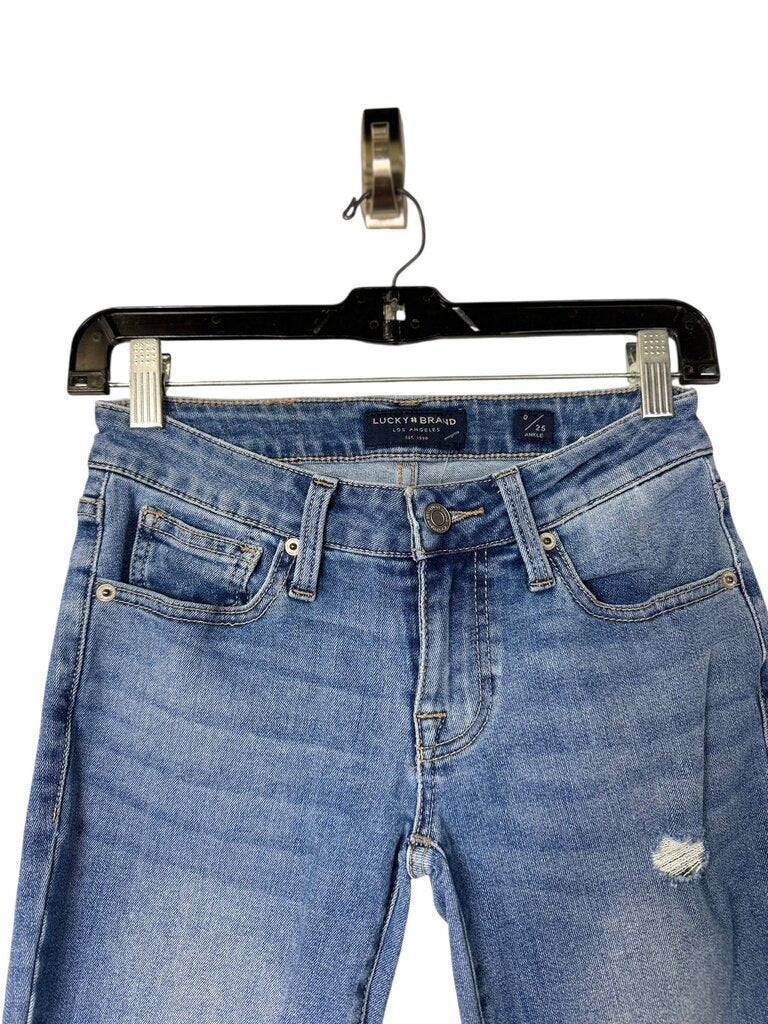 LUCKY BRAND DISTRESSED LOLITA SKINNY JEANS