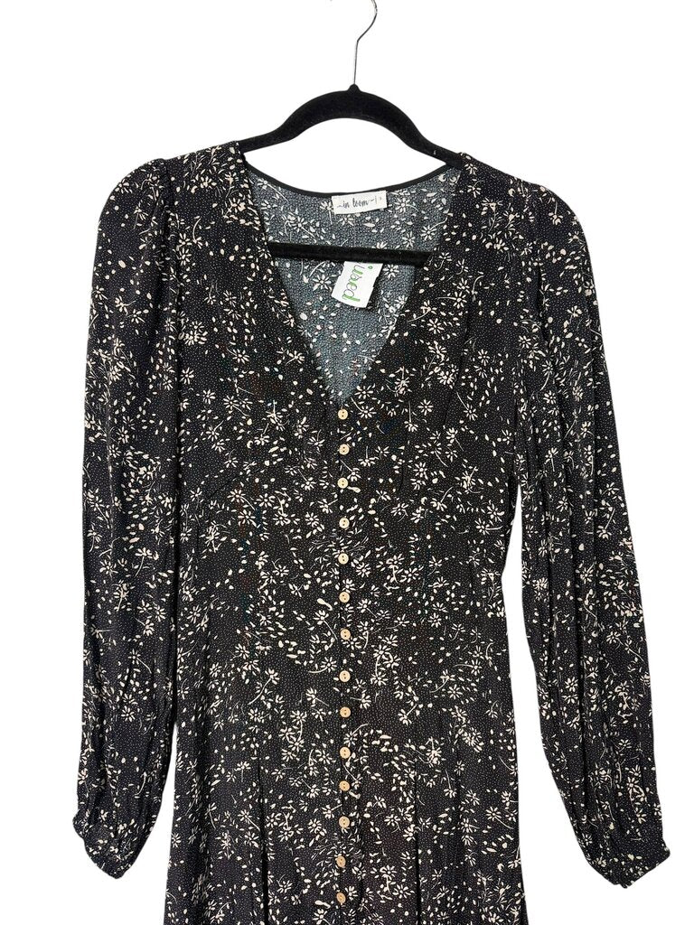 IN LOOM FLORAL MAXI DRESS