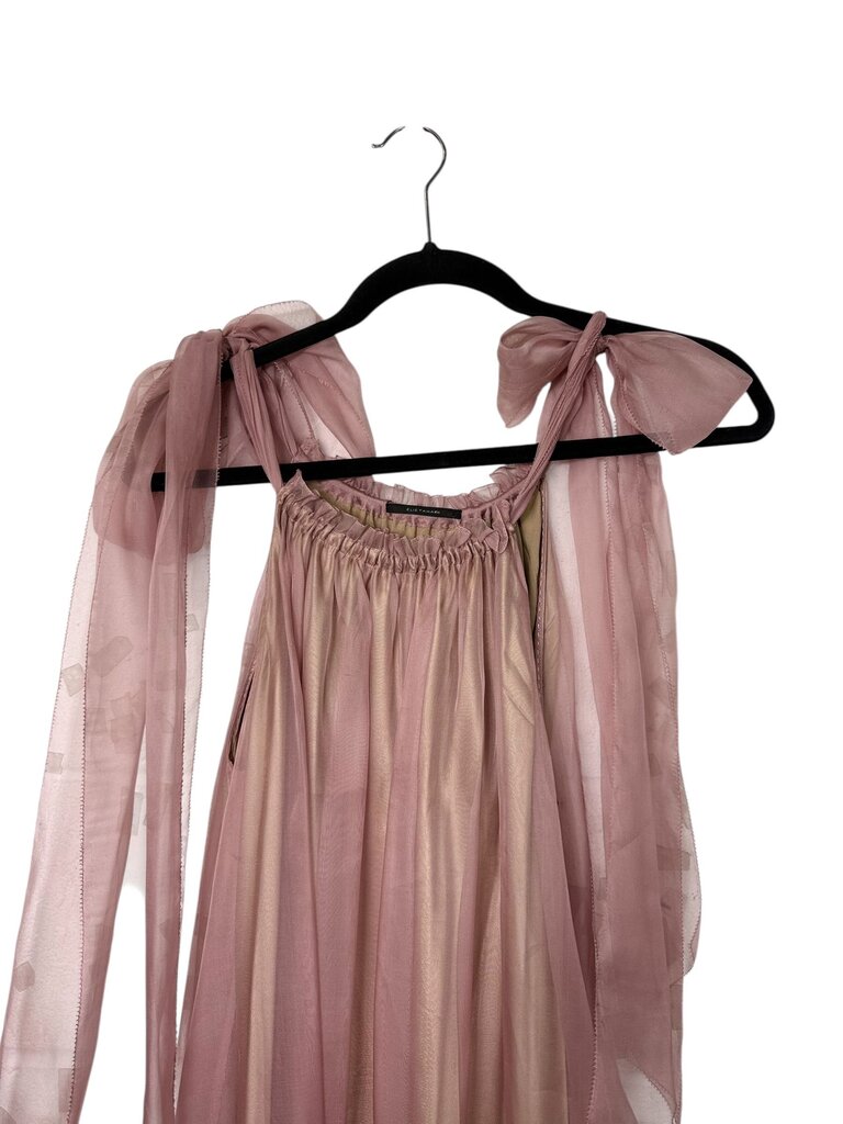 ELIE TAHARI BOW SHIFT DRESS