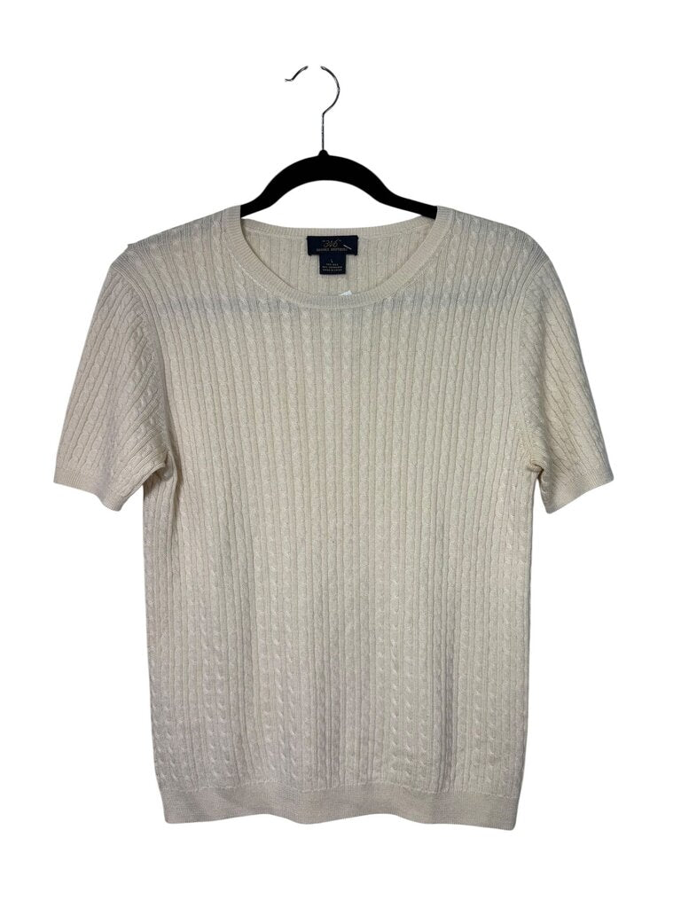 BROOKS BROTHERS SILK BLEND KNIT TOP