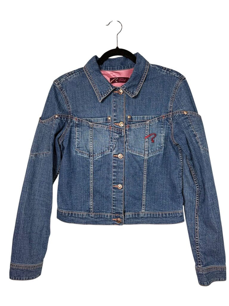 FETISH DENIM MOTO JACKET