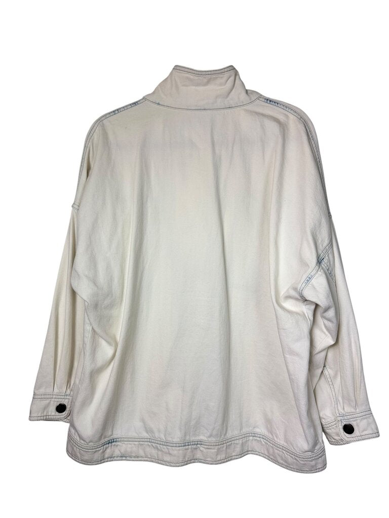 CABI ACID WASH DENIM JACKET