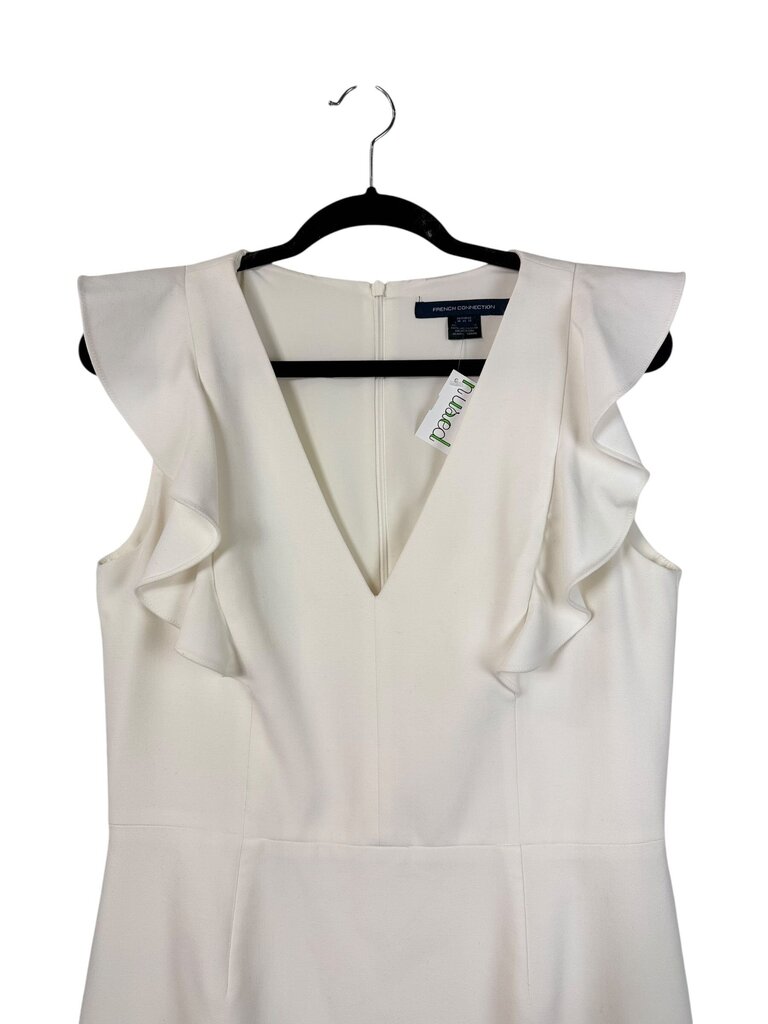 FRENCH CONNECTION RUFFLE SHEATH