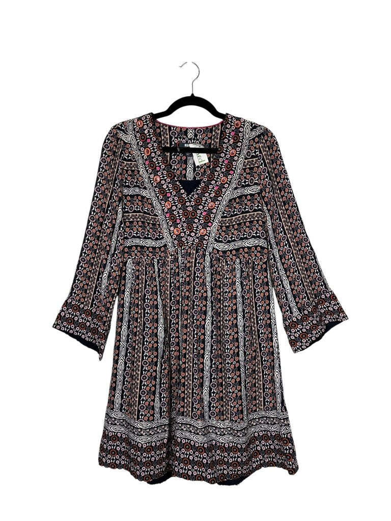MAEVE BEADED FLORAL SMOCK DRESS