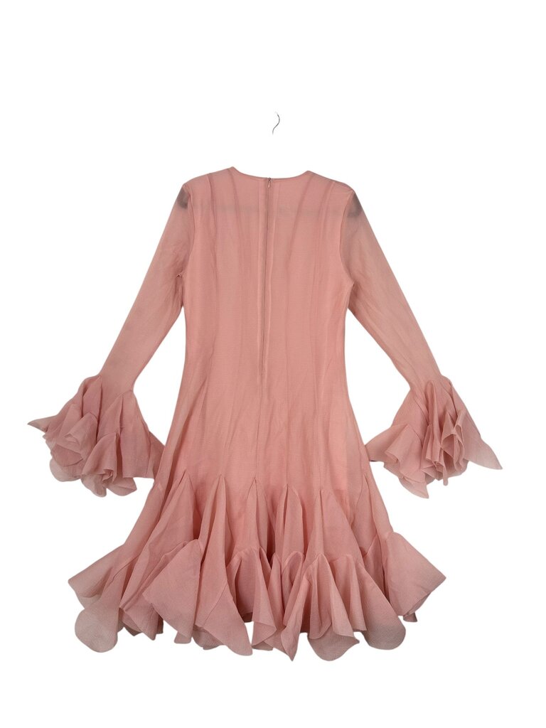 SUNFERE FLARE SLEEVES/HEM BUTTON DRESS