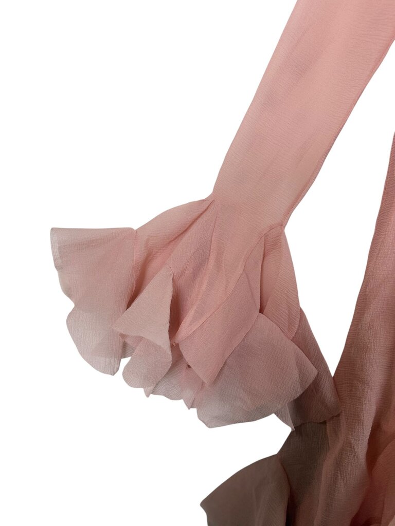 SUNFERE FLARE SLEEVES/HEM BUTTON DRESS