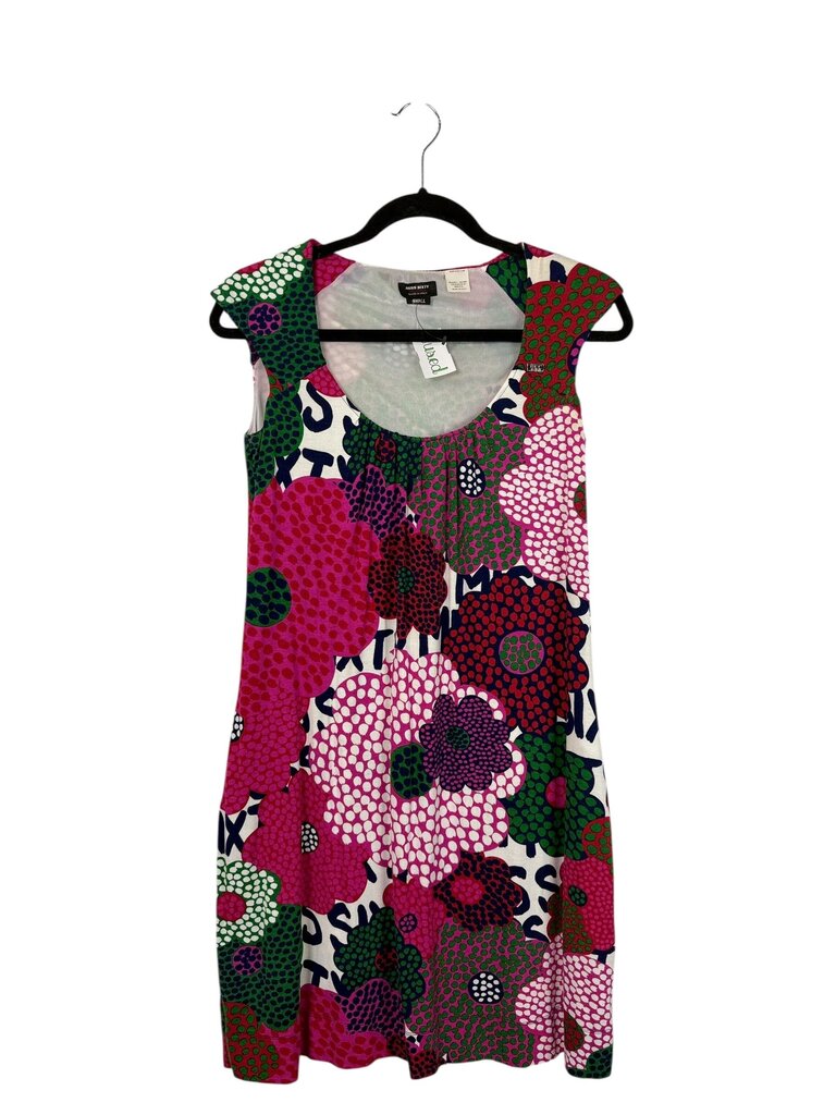 MISS SIXTY POLKA DOT FLOWER PRINT DRESS