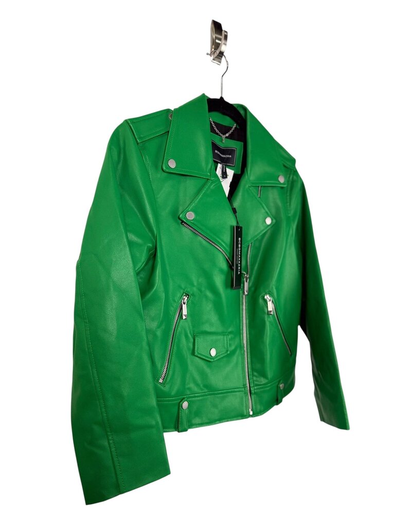 BCBCMAXAZRIA VEGAN LEATHER MOTO JACKET