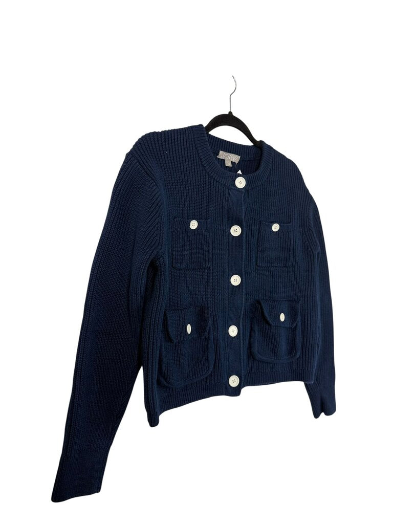 J. CREW KNIT BUTTON CARDIGAN