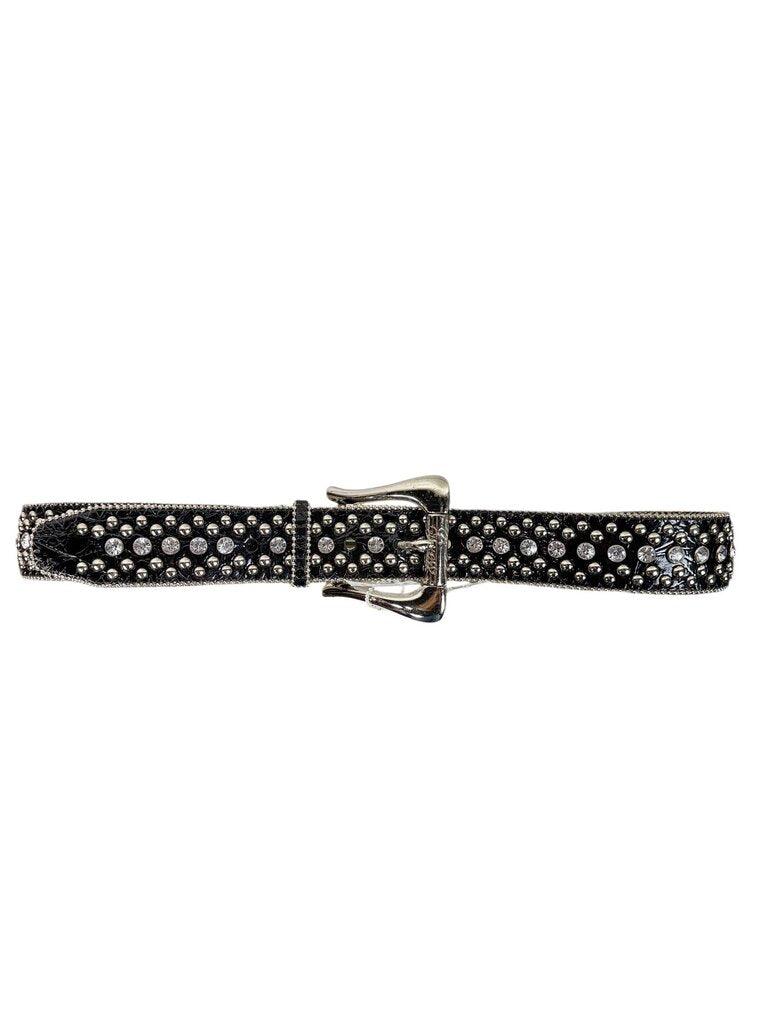 GUESS STUDDED AND RHINESTONES BELT