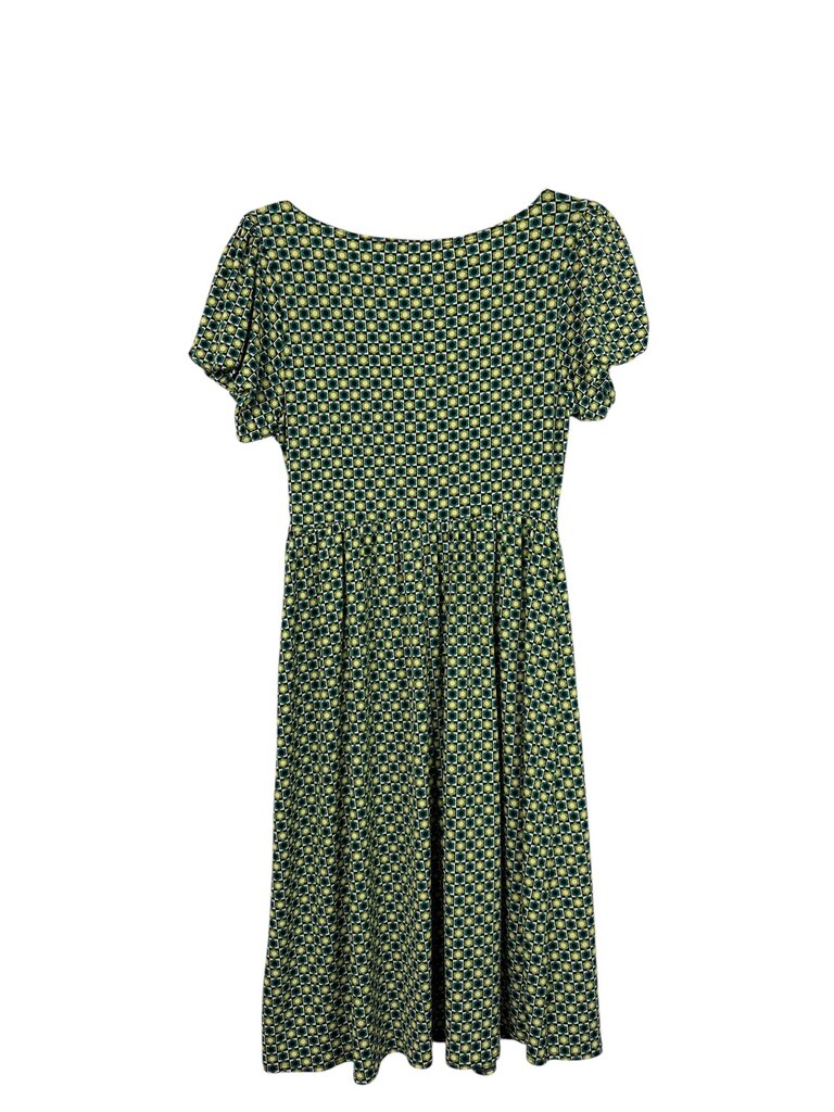 MAX STUDIO FLORAL CHECK DRESS