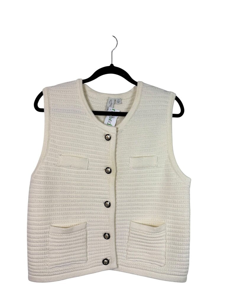 JOIE SLEEVELESS KNIT SWEATER VEST