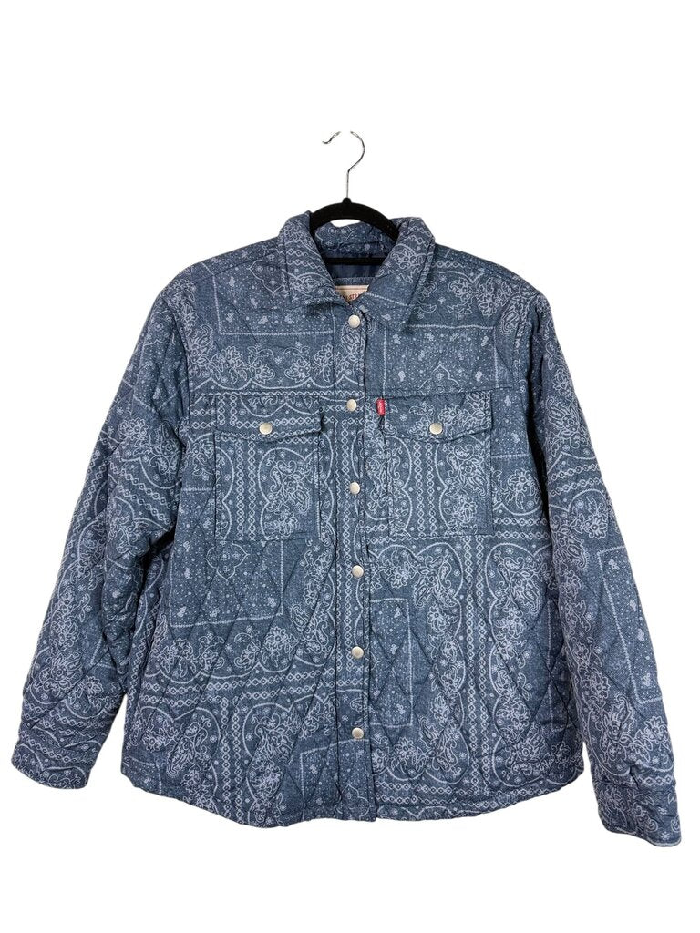 LEVI STRAUS BANDANA PATTERN SHACKET