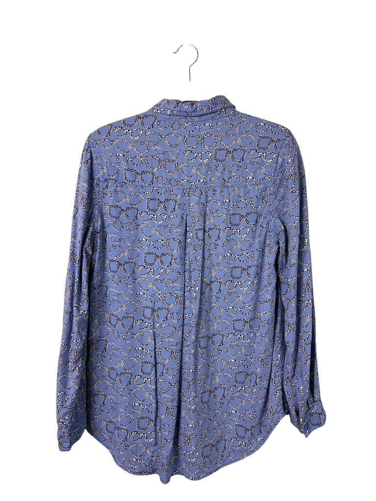 BEACHLUNCHLOUNGE EYEGLASS PATTERN BLOUSE
