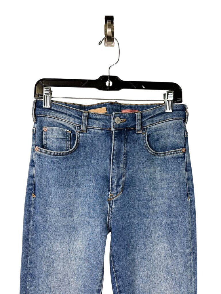 PILCRO MID RISE FLARE JEANS