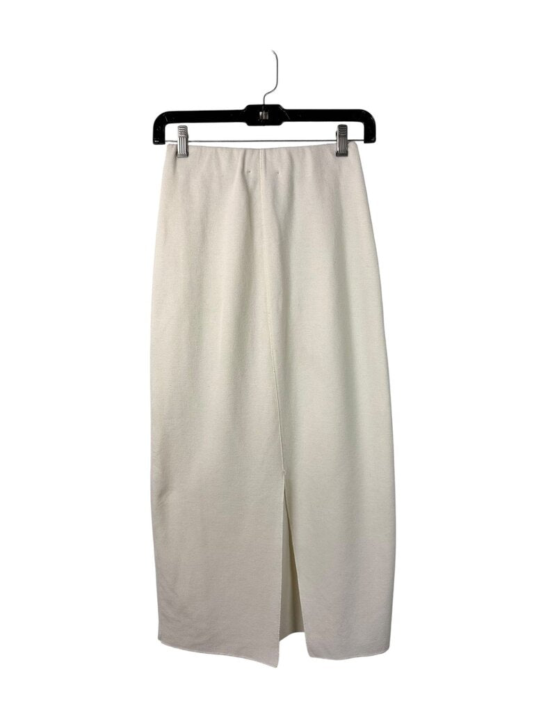 ZARA COTTON KNIT MIDI SKIRT