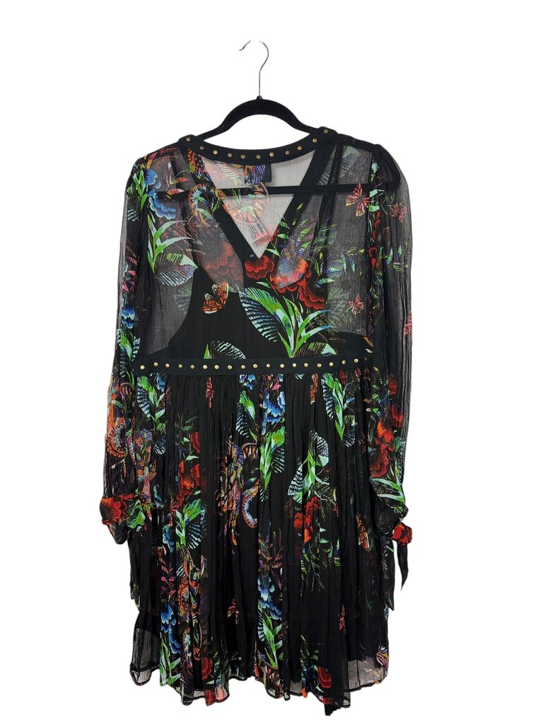 MAEVE SHEER FLORAL DRESS WITH SLIP