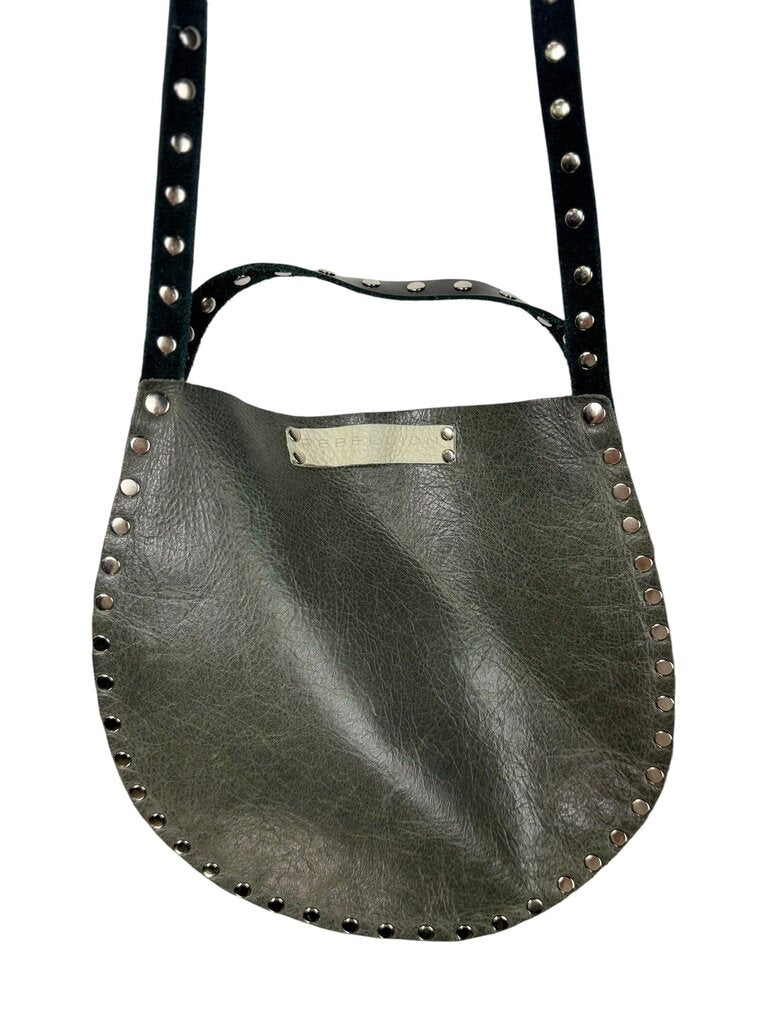 REBELLION STEPHANIE WHEAT STUDDED CROSSBODY