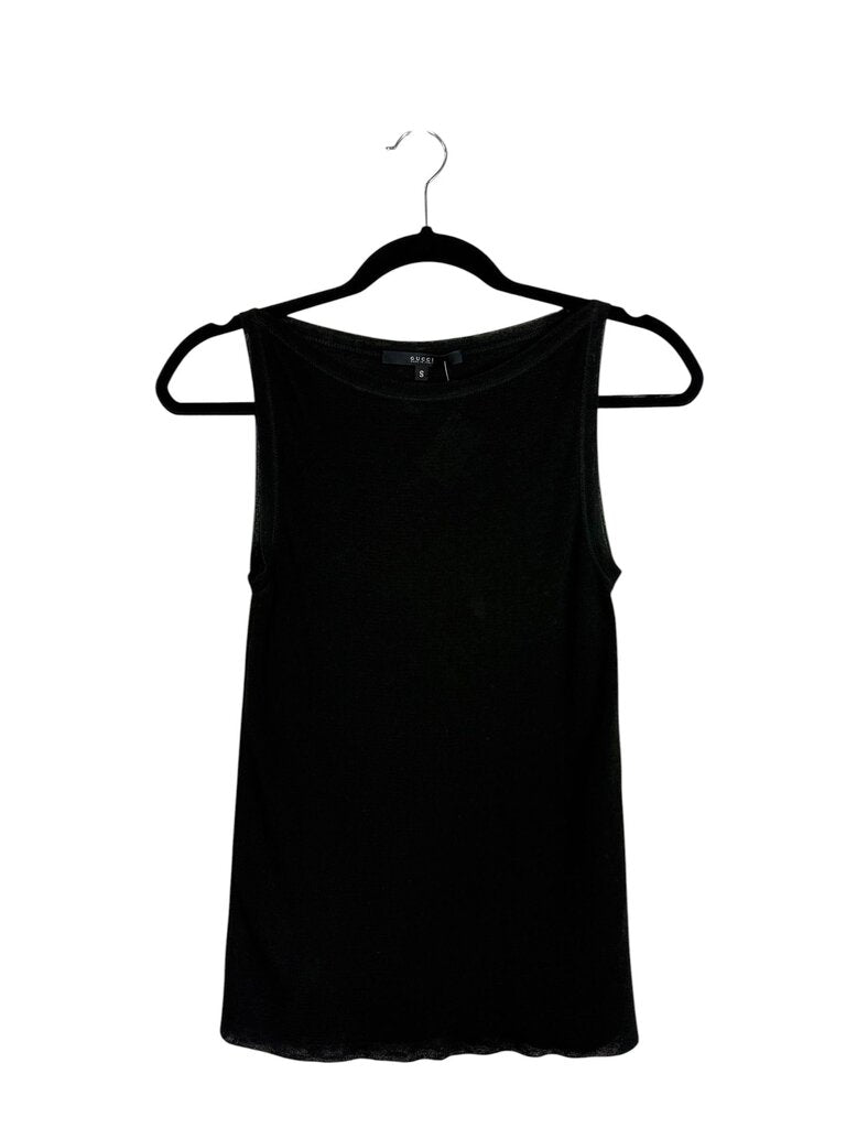GUCCI SILK & COTTON BLEND TANK