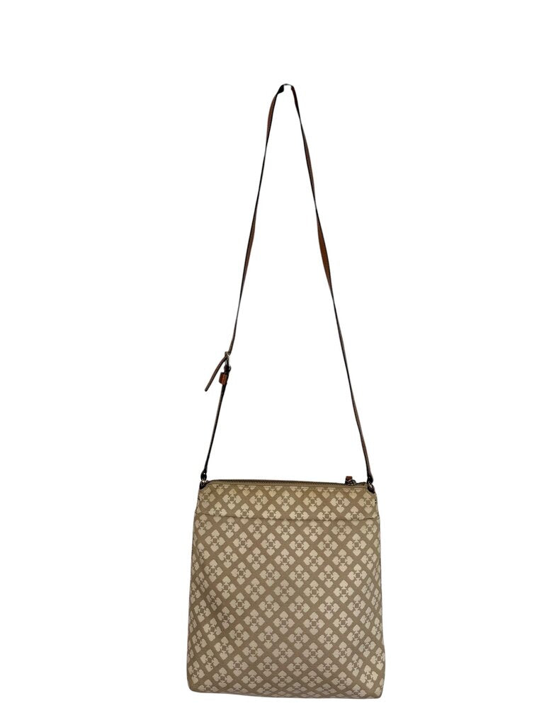 KATE SPADE STRIPED CANVAS CROSSBODY