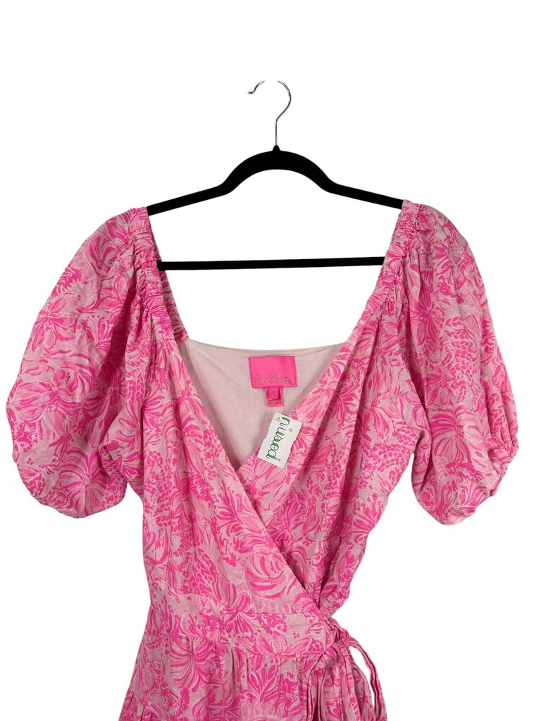 LILLY PULITZER FLORAL WRAP DRESS