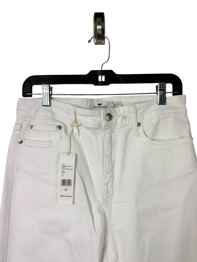 VINEYARD VINES MID RISE ANKLE JEANS