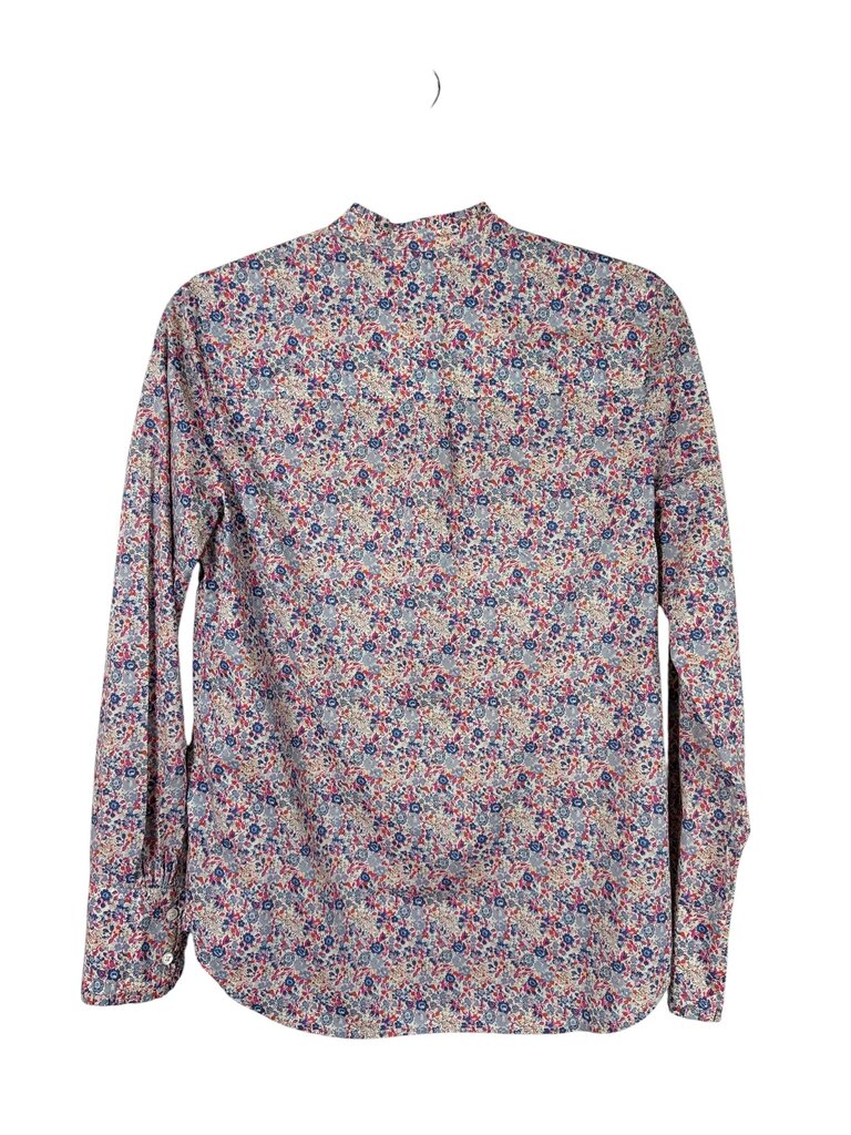 LIBERY ART FABRICS FOR J.CREW FLORAL BLOUSE