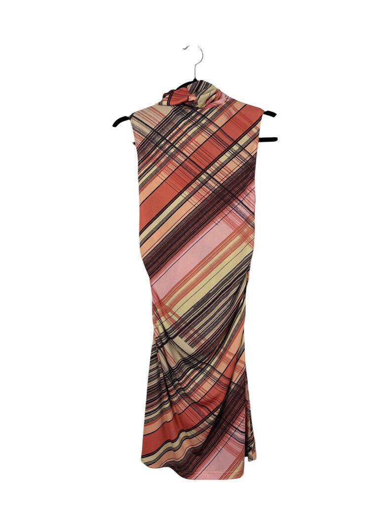 ABS BY ALLEN SCHWARTZ PLAID DRESS