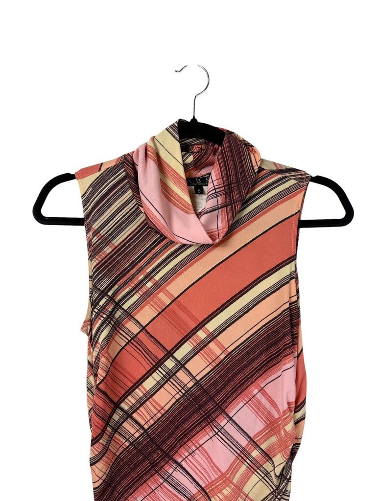 ABS BY ALLEN SCHWARTZ PLAID DRESS